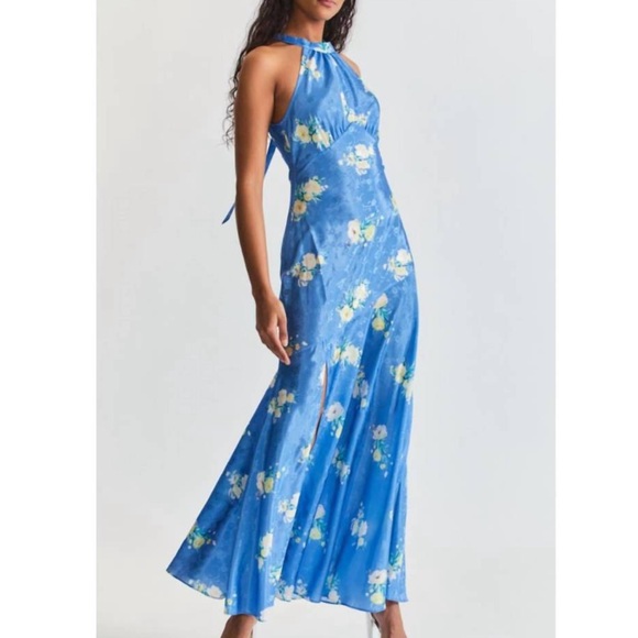 LoveShackFancy Brinda Dress in Blueberry Lemonade. Worn once - Picture 2 of 4